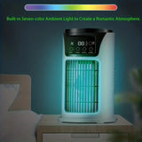NNEOBA Stay Fresh with Our Portable Smart AC Featuring 7 Ambient LED Lights