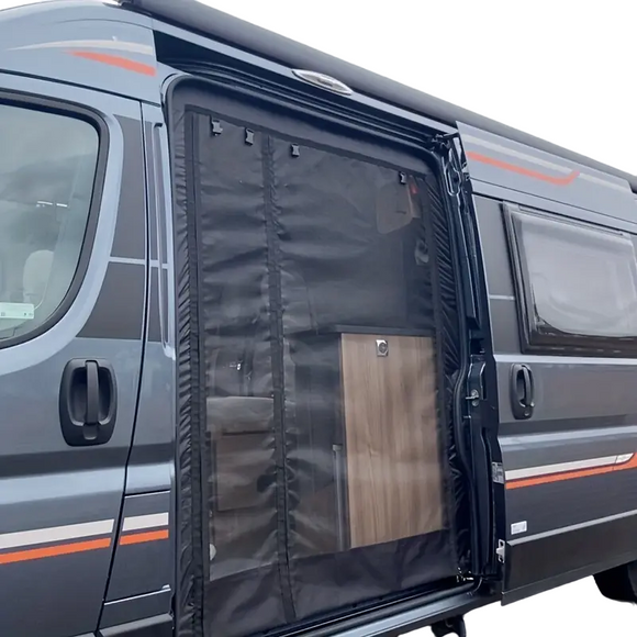 NNETM RV Door Curtain - Mosquito/Fly Prevention Sunshade Curtain