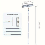 NNETM 2-in-1 Glass Wiper for Windows & Surfaces