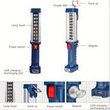 NNETM Illuminate Your Adventures with our Rechargeable Portable COB Work Light