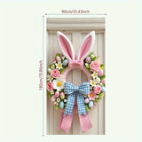 NNETM Easter Bunny Ear Wreath Banner