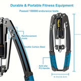 NNETM 1pc Adjustable Arm Exerciser Chest Expander(Blue)