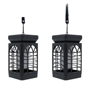 NNETM 4Pcs Flame Flickering Solar Lantern | IP65 Waterproof Outdoor Lights