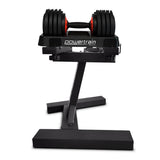 NNEDPE GEN2 Pro Adjustable Dumbbell Set - 2 x 25kg (50kg) Home Gym Weights with Stand