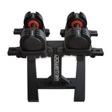 NNEDPE GEN2 Pro Adjustable Dumbbell Set - 2 x 25kg (50kg) Home Gym Weights with Stand