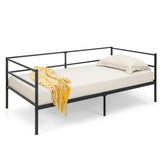 NNECW Single Size Metal Daybed Frame for Living Room and Guest Room