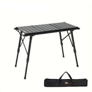 NNETM Portable Aluminum Camping Table Adjustable Height