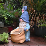 NNETM Gnome Garden Statue Planter with Drainage Hole