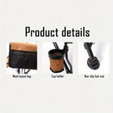 NNETM Outdoor Folding Camping Chair with Adjustable Backrest