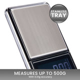 NNEDPE Pocket Digital Electronic Kitchen Scale 500g 0.01gm