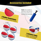 NNECW Dual Shot Basketball Arcade Game with 8 Game Modes &amp; Arcade Sound-White