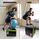 NNETM Versatile 3-in-1 Jump Box & Fitness Step(Black)