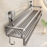 NNETM Rustproof Wall Mount Shower Caddy with Suction Cups