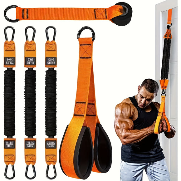 NNETM 5-Piece Latex Resistance Training Band Set