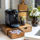 NNETM Wooden Storage Cabinet with Drawers Organizer for Kitchen
