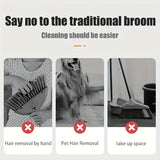 3-in-1 Cleaning Tool Set – Soft Bristle Broom, Dustpan & Hand Brush for Home, Office & Dorm