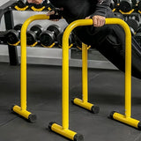 NNETM 1 Pair Multifunctional Height Adjustable Parallel Bars - Yellow