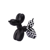 NNEOBA Chic Plaid Balloon Dog Ornament