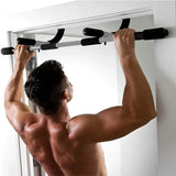 NNETM Multifunctional Pull-Up Bar Door Rack: Stainless Steel Upper Body Trainer