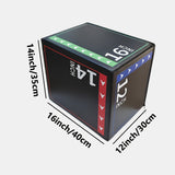 NNETM Fitness Jump Box PVC Foam Training