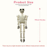 NNETM Plush Skull Skeleton Doll Halloween Decor