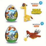 NNETM Easter Forest Animal Egg Building Blocks Set (6pcs)