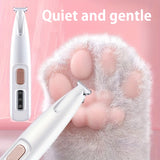NNETM Pet Grooming Clippers with LED Light Support