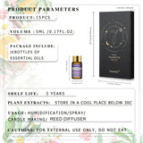NNETM Premium Essential Oils Set for Diffuser (15pcs x 5ml)