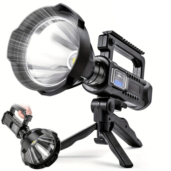 NNETM USB Rechargeable LED Spotlight Flashlight (4 Modes XHP70)