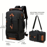 NNETM Hiking Backpack with USB & Shoe Compartment