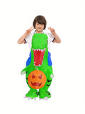 NNETM Halloween Inflatable Dinosaur Pumpkin Costume