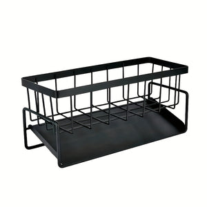 NNETM Rag Holder Sponge Drain Basket for Bathroom & Kitchen