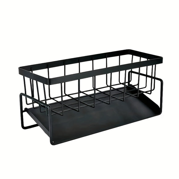 NNETM Rag Holder Sponge Drain Basket for Bathroom & Kitchen