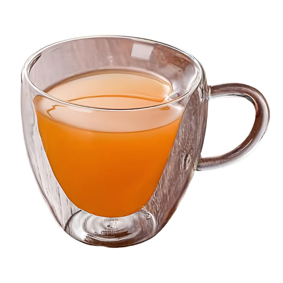 NNETM Heart Couple Cup Insulated Glass Mug