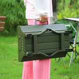 NNETM Outdoor Folding Charcoal Grill BBQ Rack