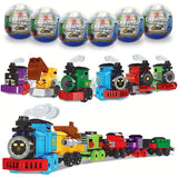 NNETM 6pcs Easter Train Building Blocks Toys for Kids