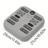 NNETM Foot Massager with Constant Temperature Heating & Magnetic Infrared Induction(White)