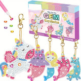 NNETM DIY 5D Diamond Painting Keychain Kit for Kids