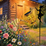 Solar Watering Can Fairy Light 36 LED Warm White