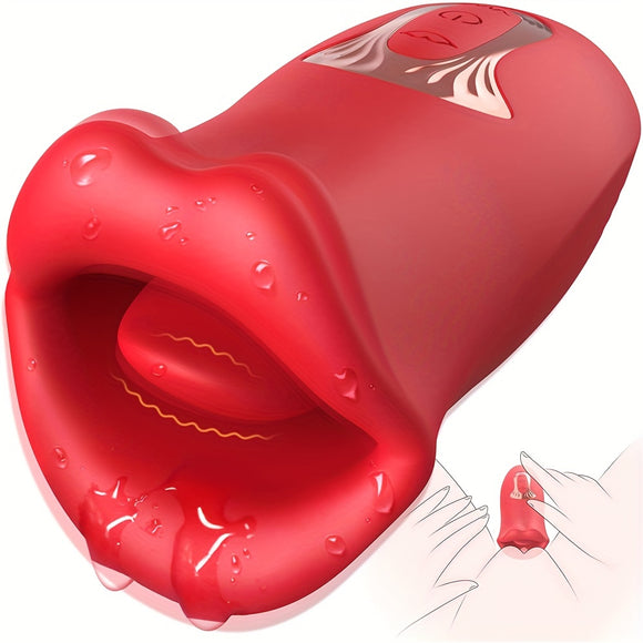 NNETM Rose Tongue Rotating Vibrator – 10 Vibration Modes