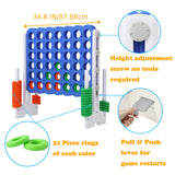 NNETM Height Adjustable Giant 4-in-A-Row Game Set