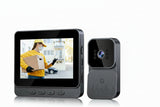 NNETM Video Doorbell Camera – 4.3" HD Screen with Night Vision & Two-Way Audio