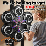 NNETM 6-Key Music Boxing Wall Target for Home Training