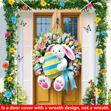 NNETM Easter Bunny Door Cover Hanging Spring Decoration