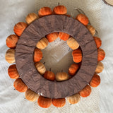 NNETM Halloween Harvest Pumpkin Wreath