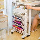 NNETM Rolling Art Storage Cart Plastic