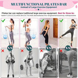NNETM 21pcs Yoga & Pilates Bar Kit