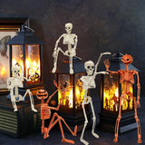 NNETM Halloween Pumpkin Skeleton Props (2Pcs)