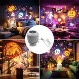 Halloween Atmosphere Pattern Dynamic Projection Light/USB-powered for Convenience/360-degree Rotation/Suitable for Indoor Holiday Decorations/Halloween Decor/Bedroom and Living Room Ambiance/Wall and Ceiling Accents/the Perfect Holiday Gift