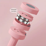 NNETM Adjustable Weighted Dumbbells Set (2-5kg/4.41-11.02lbs) - Pink